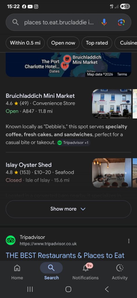 Bruichladdich Mini Market