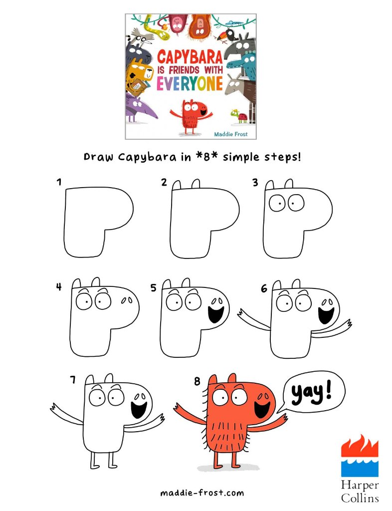 How to Draw a Capybara