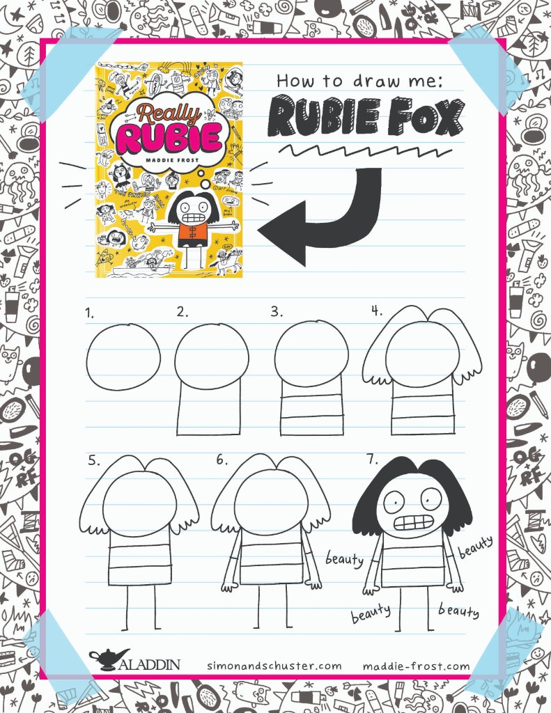 How to Draw Rubie Fox