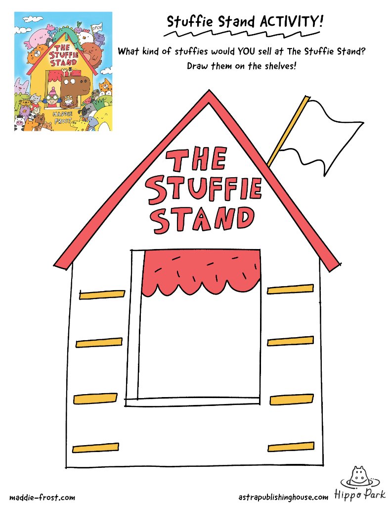 Stuffie Stand Activity Sheet