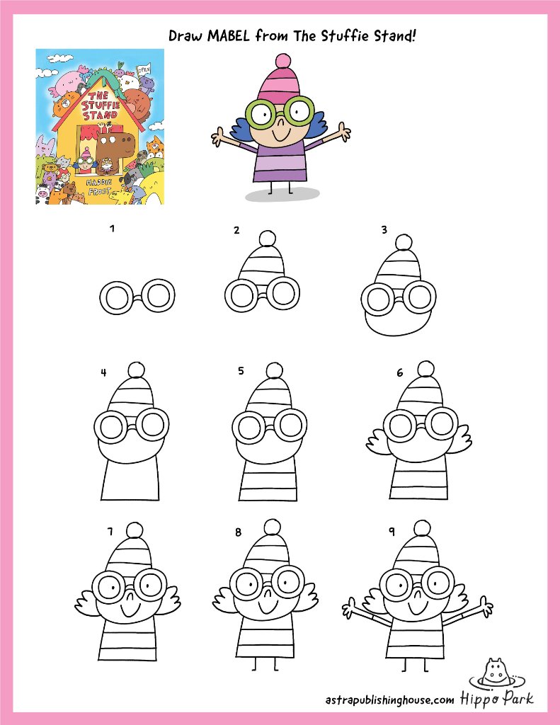 How to Draw Mabel from The Stuffie Stand