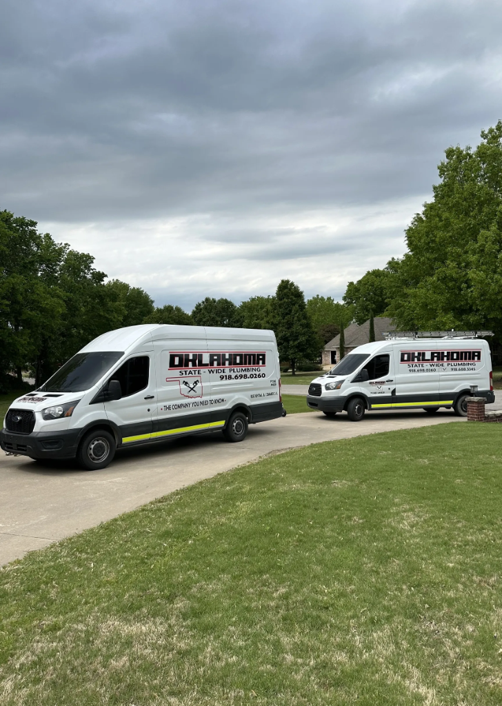 Oklahoma Statewide Plumbing service vans