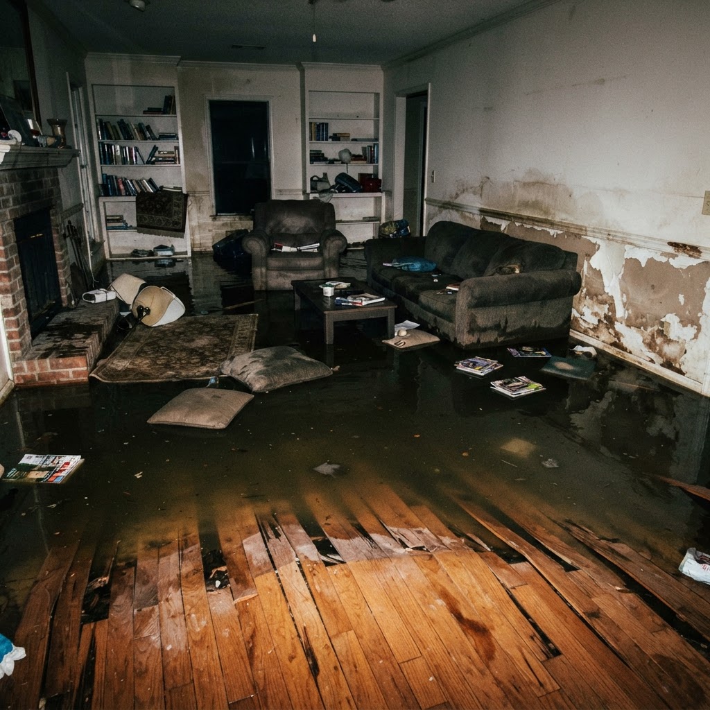 Before - Emergency Water Damage Restoration - James Island