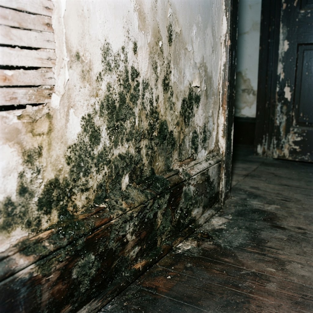 Before - Black Mold Remediation in Historic Charleston Home