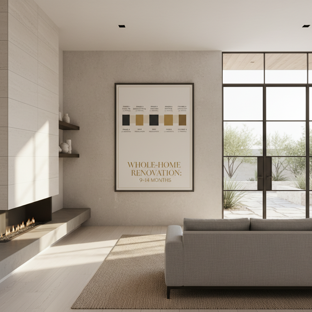 Mastering Your Whole-Home Renovation Timeline