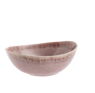 Nori Oval Reactive Glaze Low Bowl