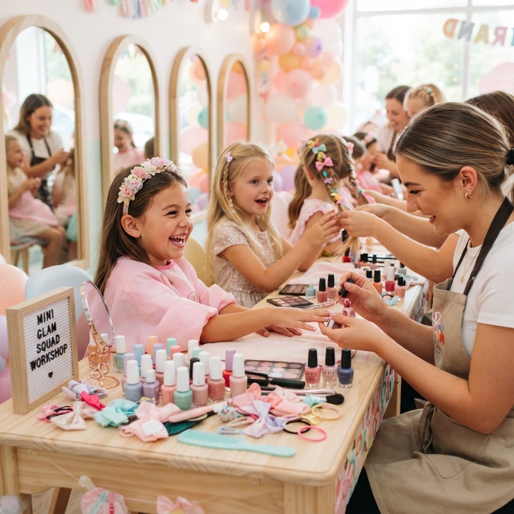 Option Atelier beauté, ongles et coiffure - Animation enfants