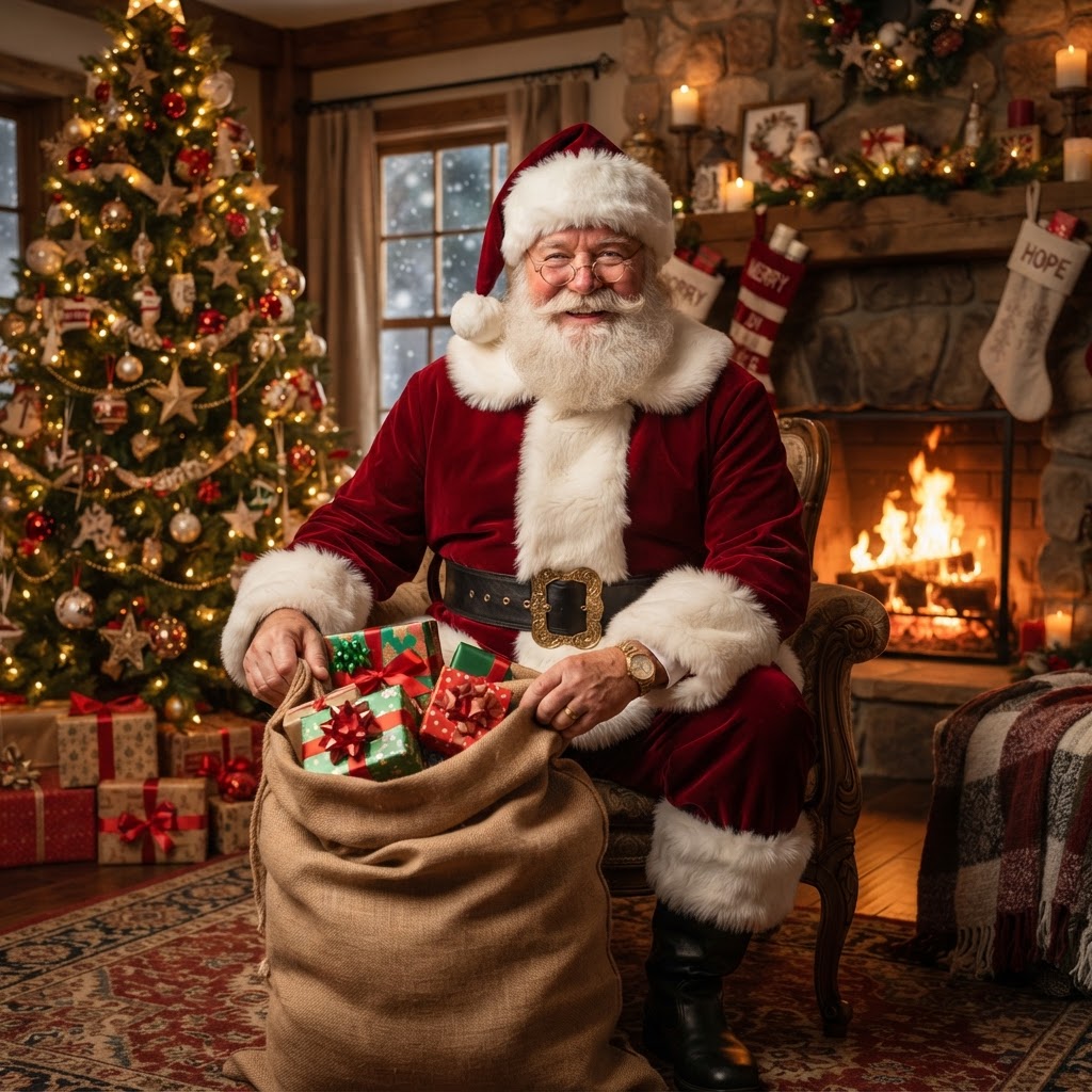 Père Noël à domicile