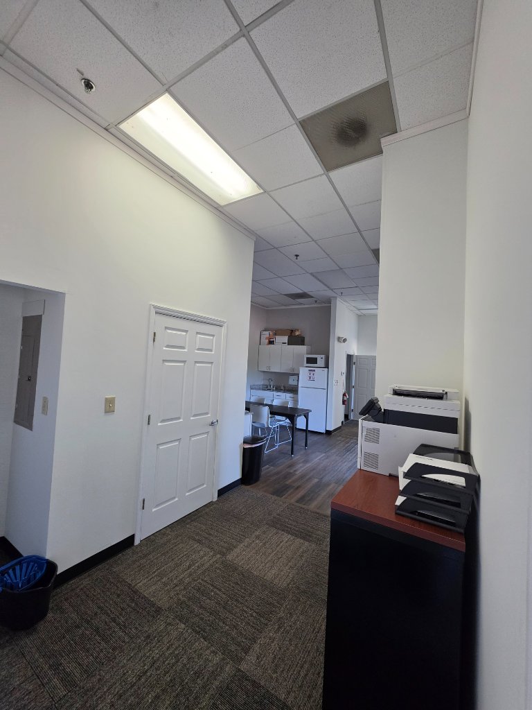 Office Hallway & Breakroom