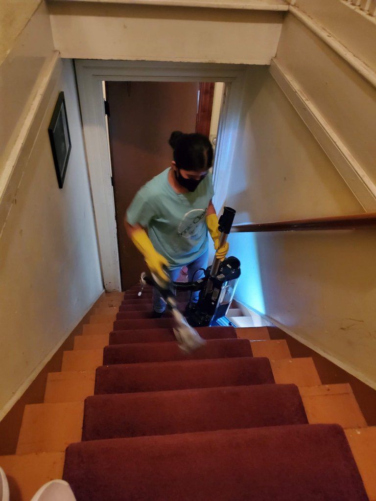 Staircase Vacuuming