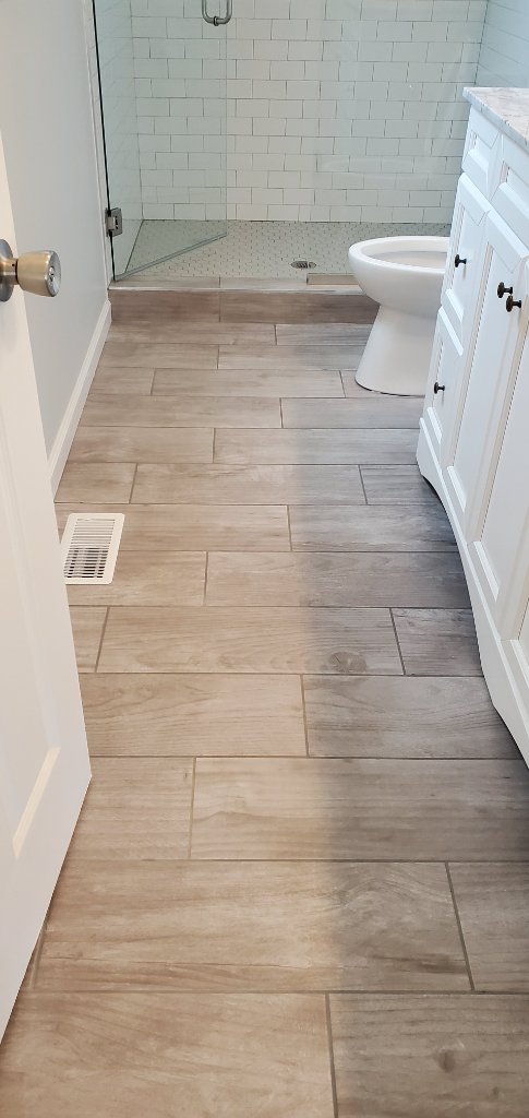 Bathroom Floor Cleaning