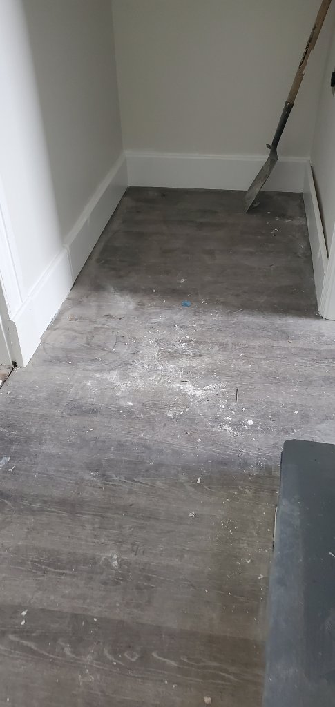 Closet Floor Cleanup