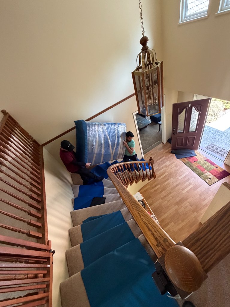 Navigating stairs with care
