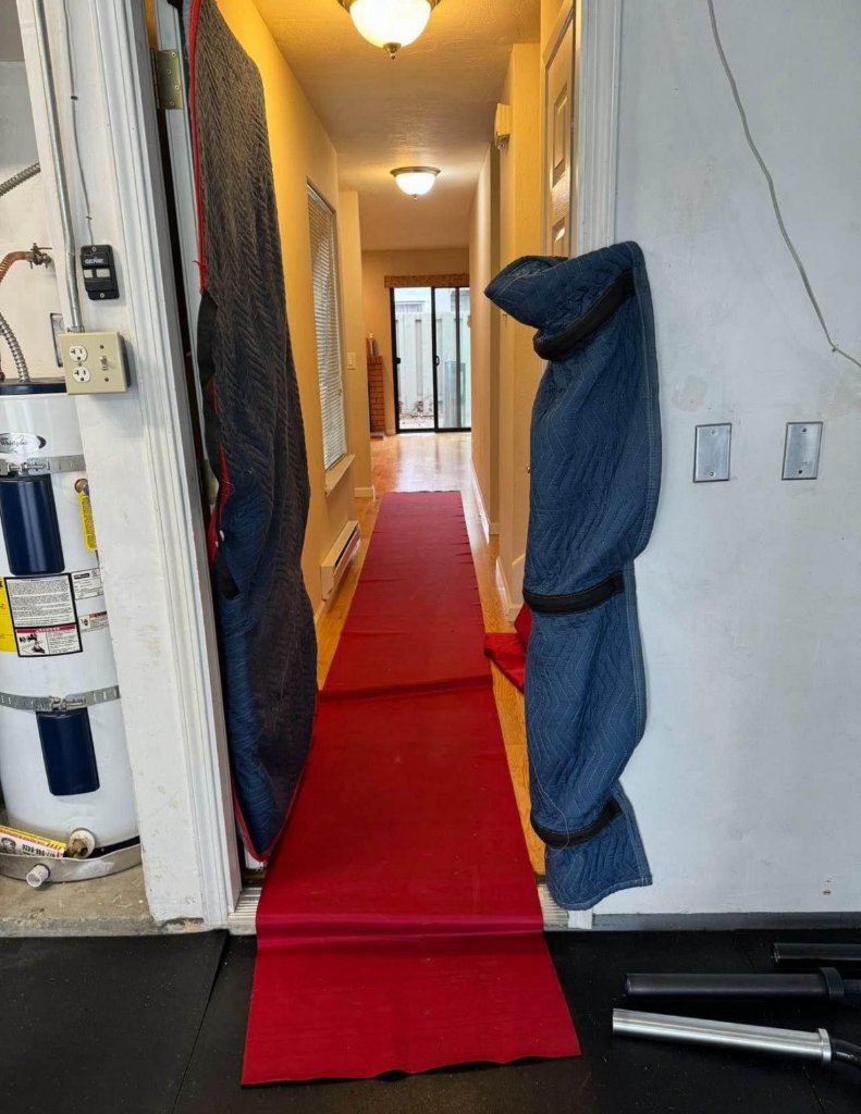 Floor protection — your home stays safe