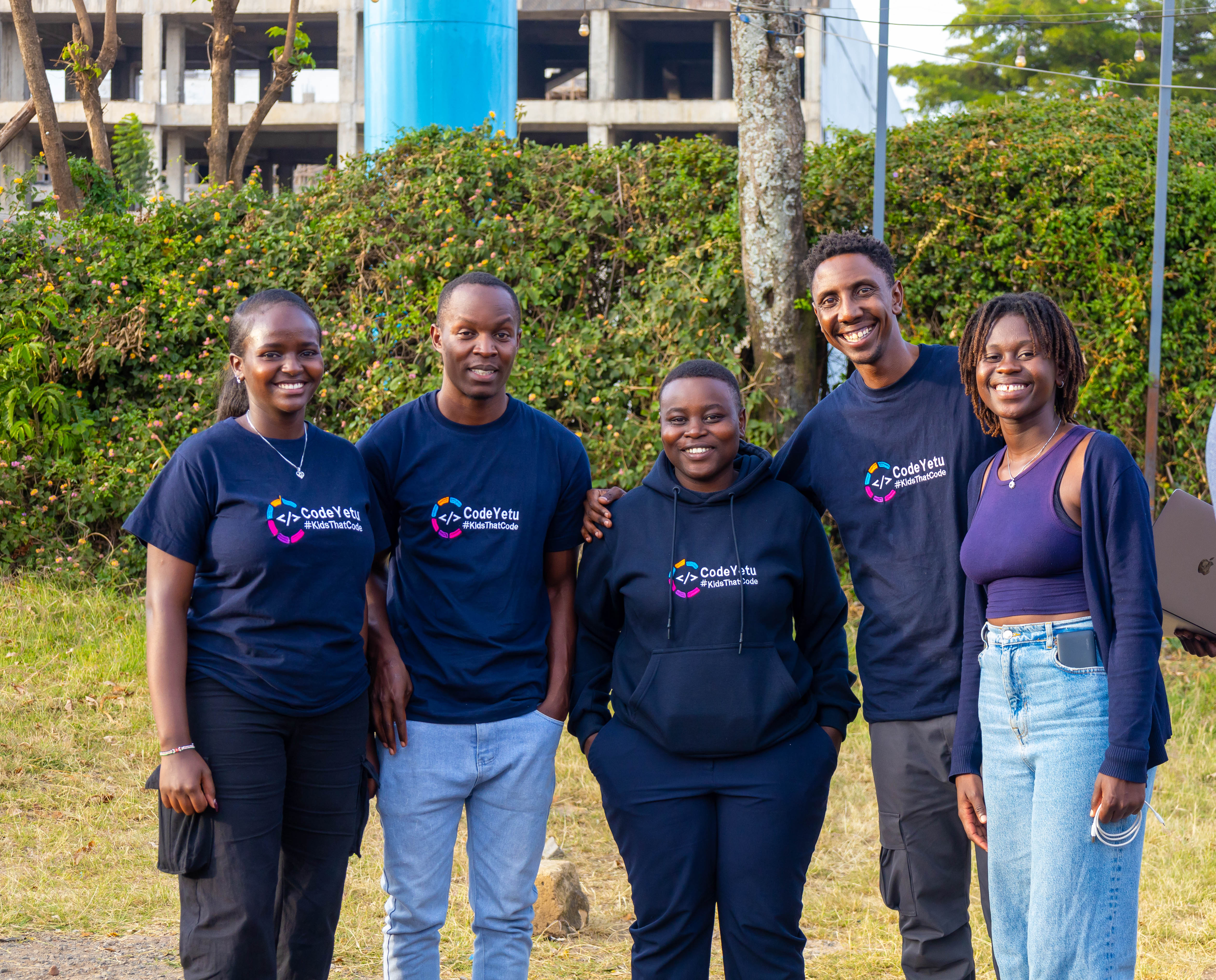 CodeYetu team at the Digi AI Bus launch event