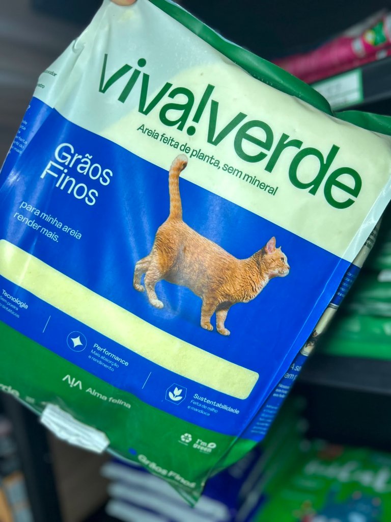 Areia viva!verde Grãos Finos
