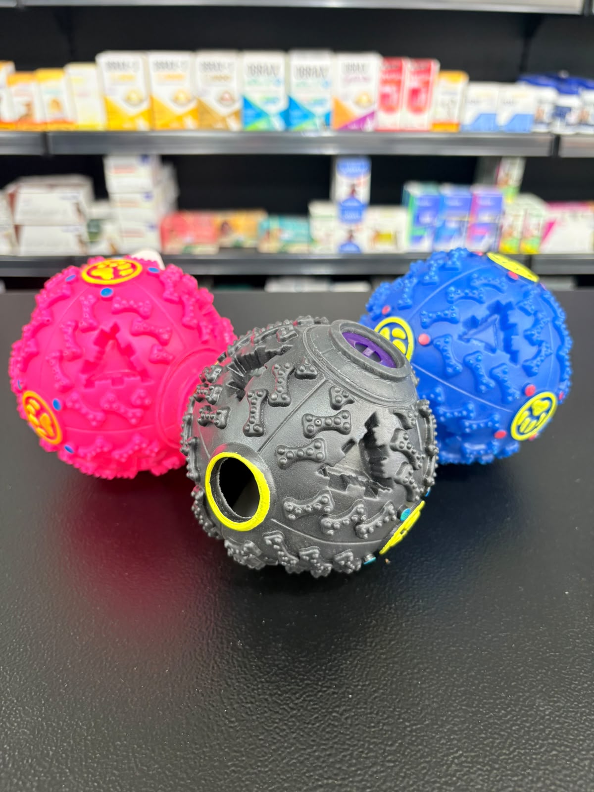 Kit 3 Bolinhas (Azul, Rosa e Cinza)