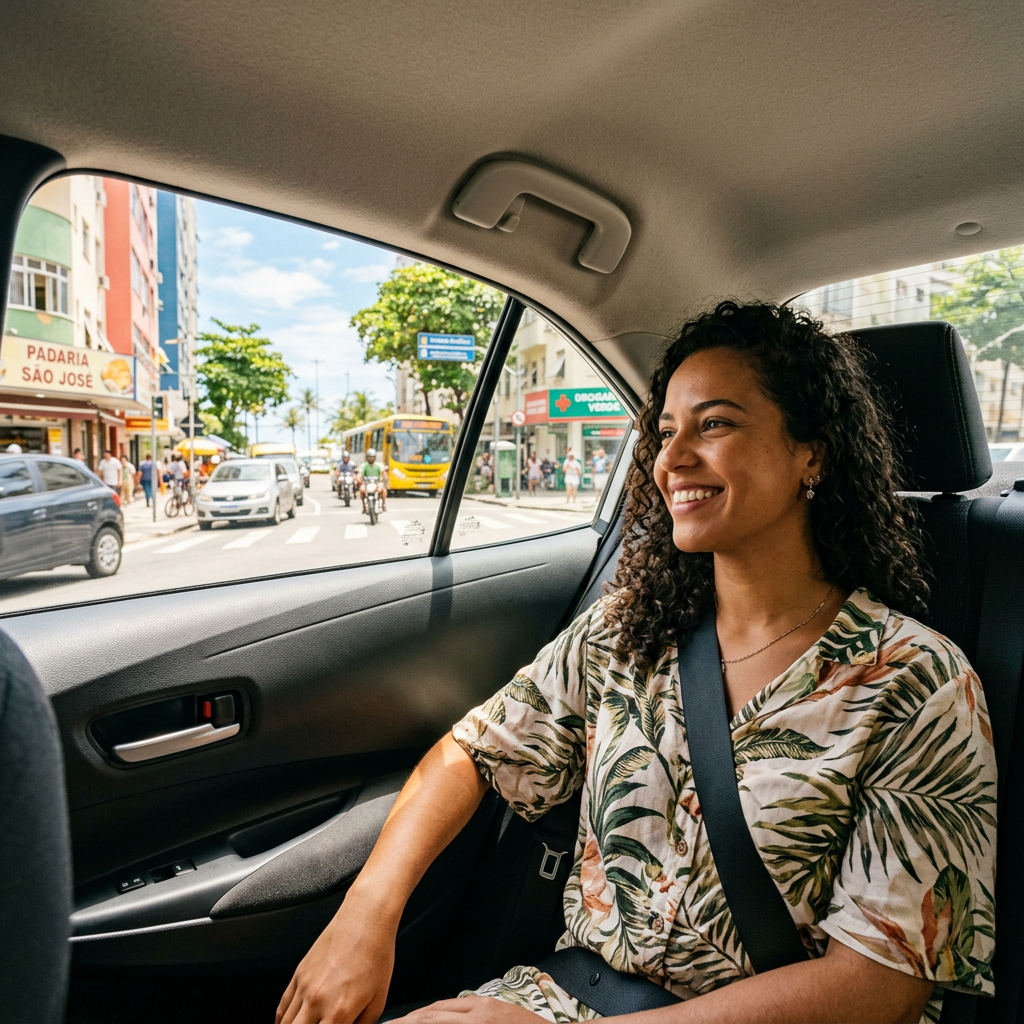 Segurança no aplicativo de transporte Deslocaê