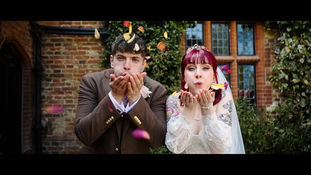 Holly & Richard celebrating