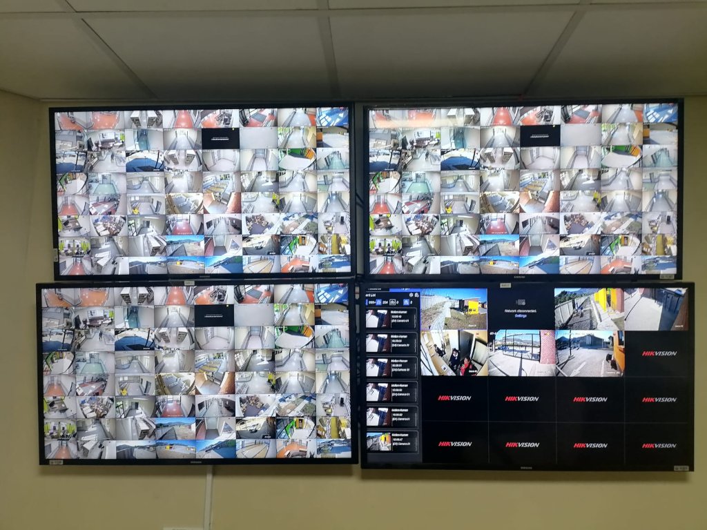 CCTV Monitoring Wall