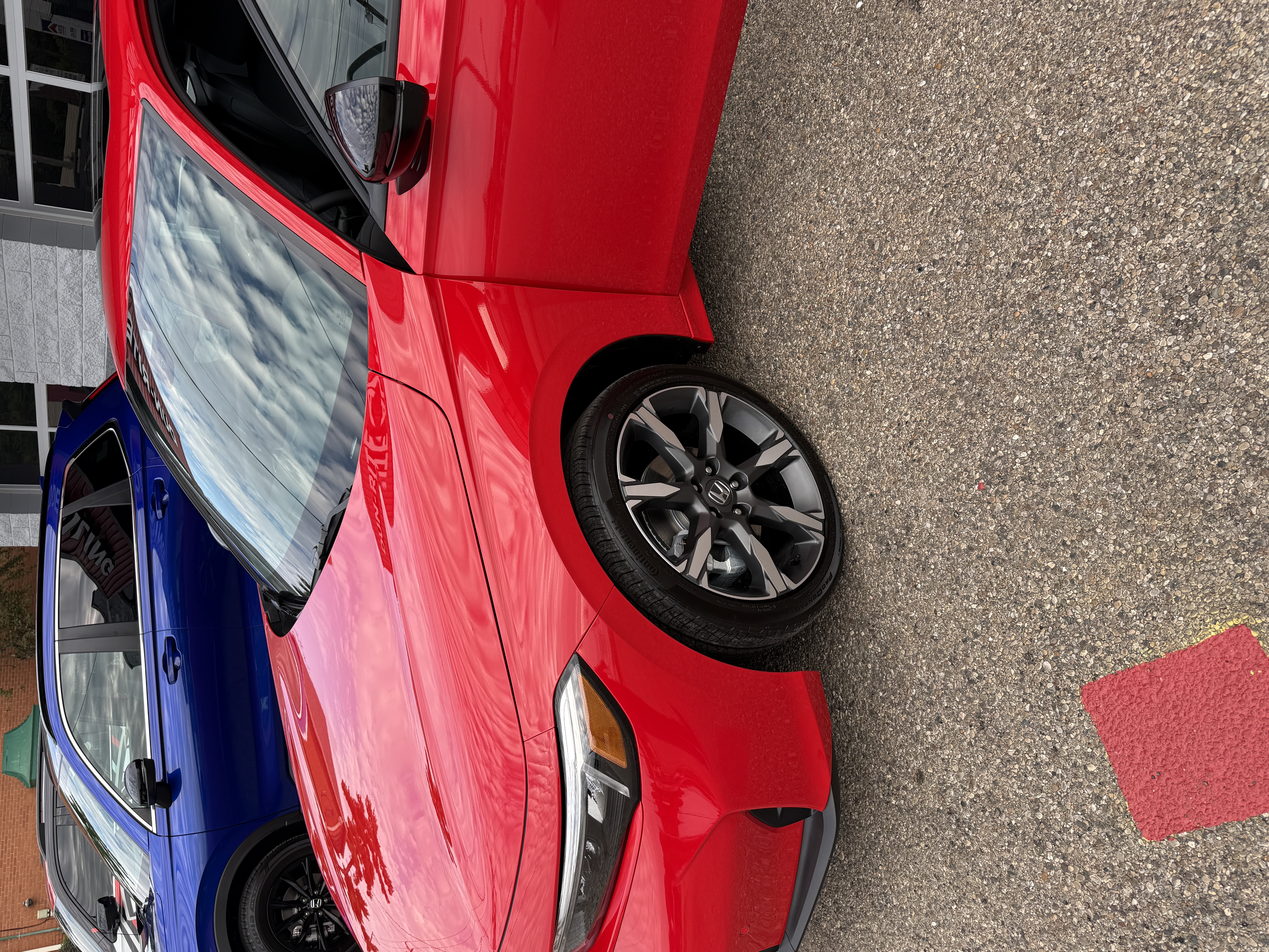 Honda Civic – Interior Rear (Red)