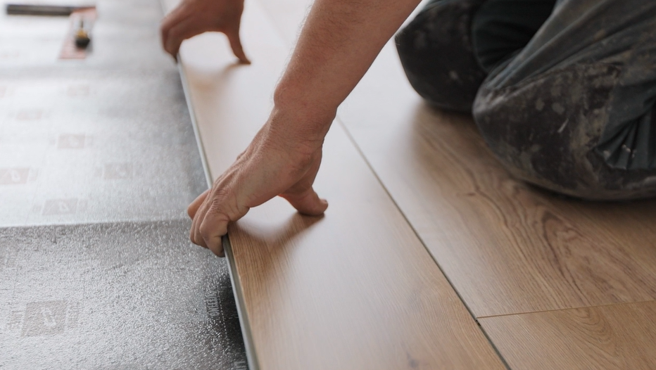 Pose de parquet