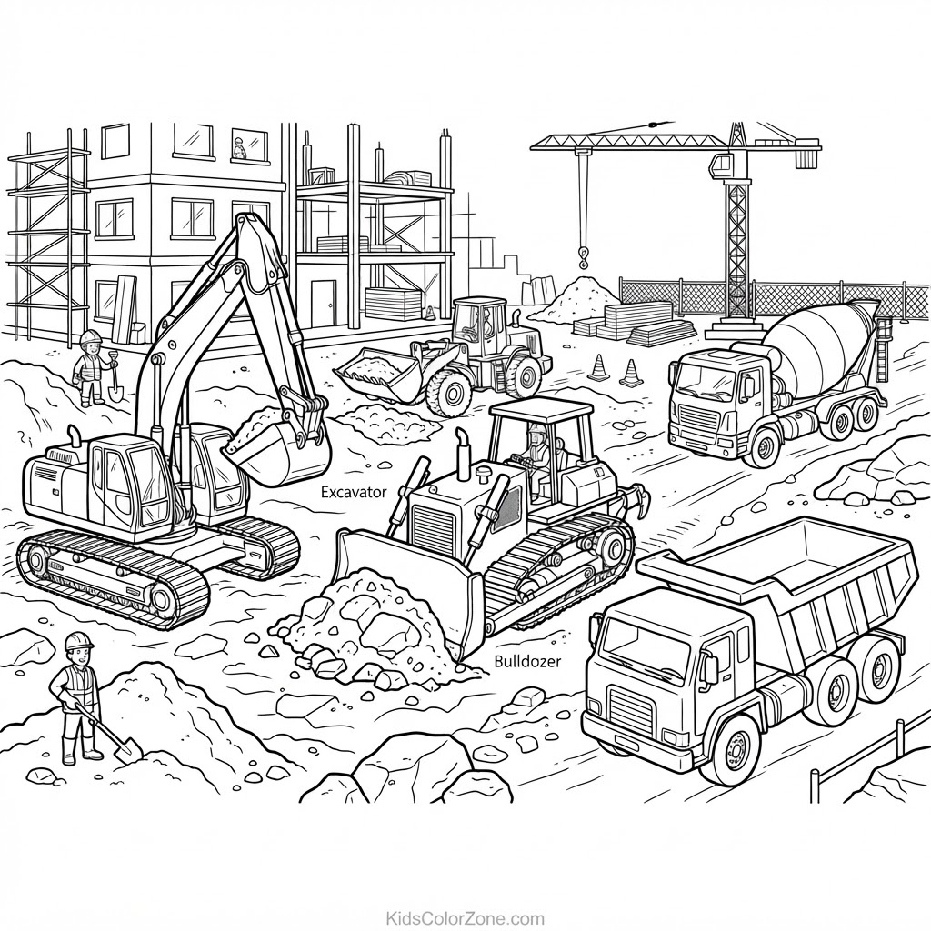 Busy Builders Construction Site Fun