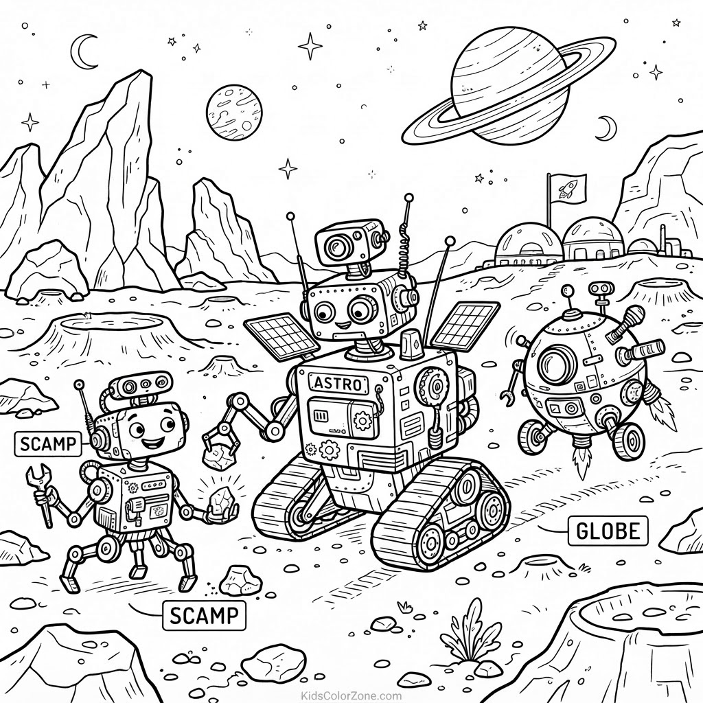 Galactic Robot Explorers