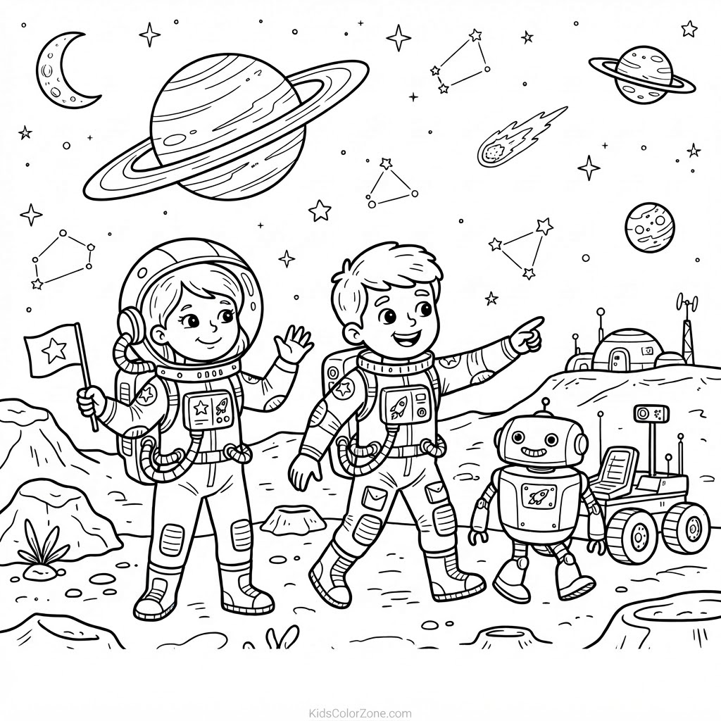Outer Space Explorers Adventure