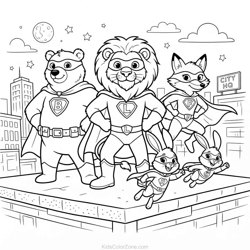 Superhero Animal Adventures