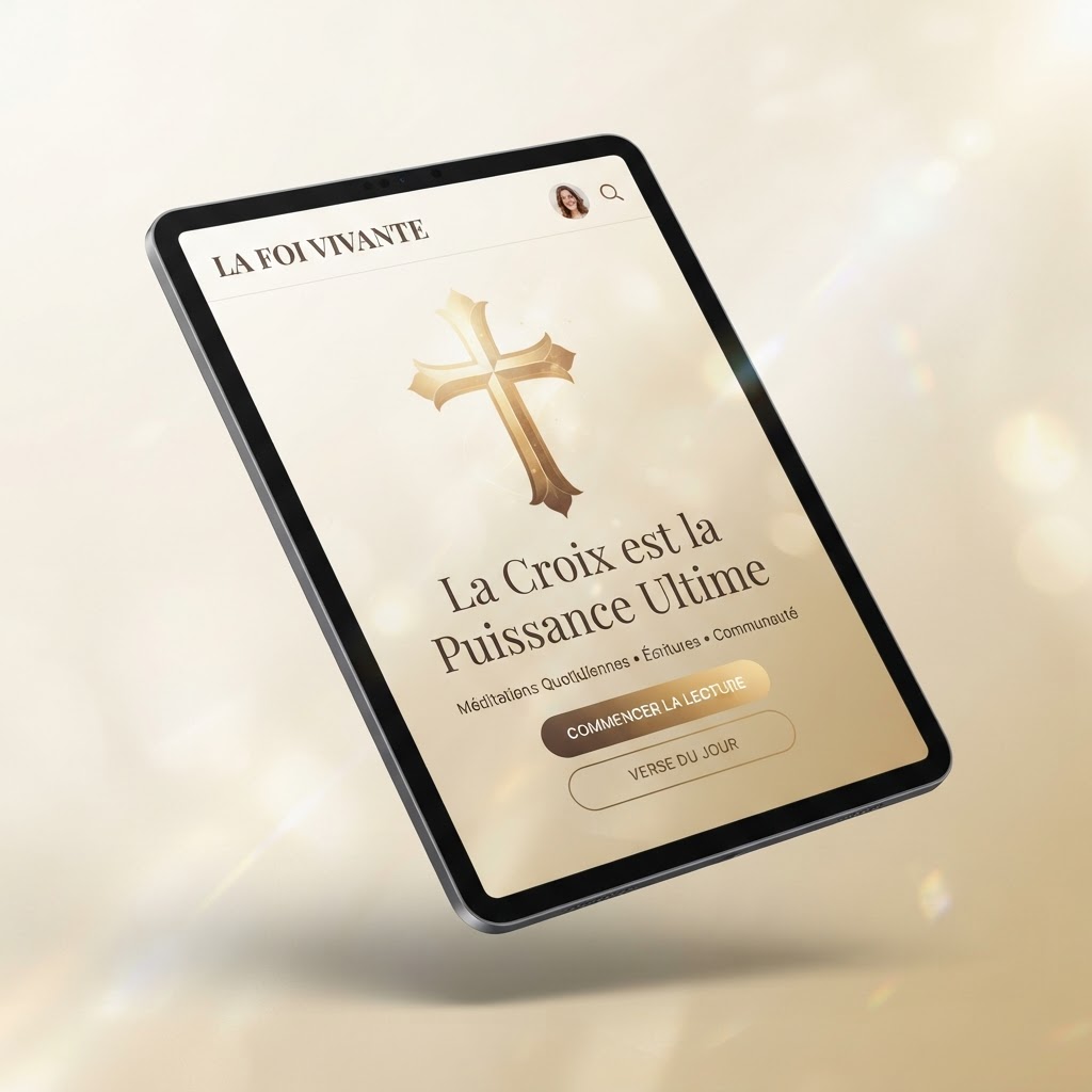 La Croix de Christ - Application chrétienne intelligente avec compagnon spirituel IA, enseignements, prières et témoignages