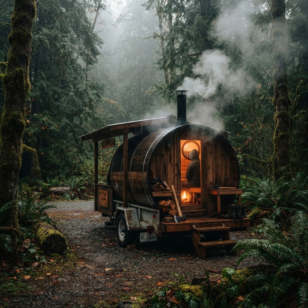 Sauna Rentals in British Columbia: How to Rent a Mobile or Outdoor Sauna for Rainy Season