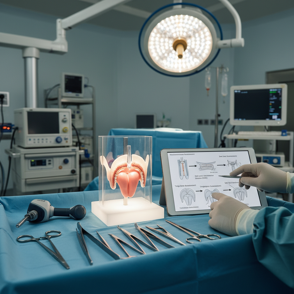 Clinical surgical planning scene related to sleep apnea treatment options.