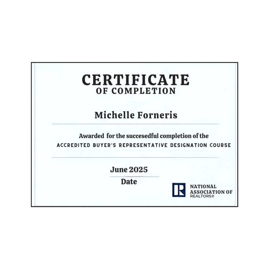 Certificate of Completion – Accredited Buyer's Representative