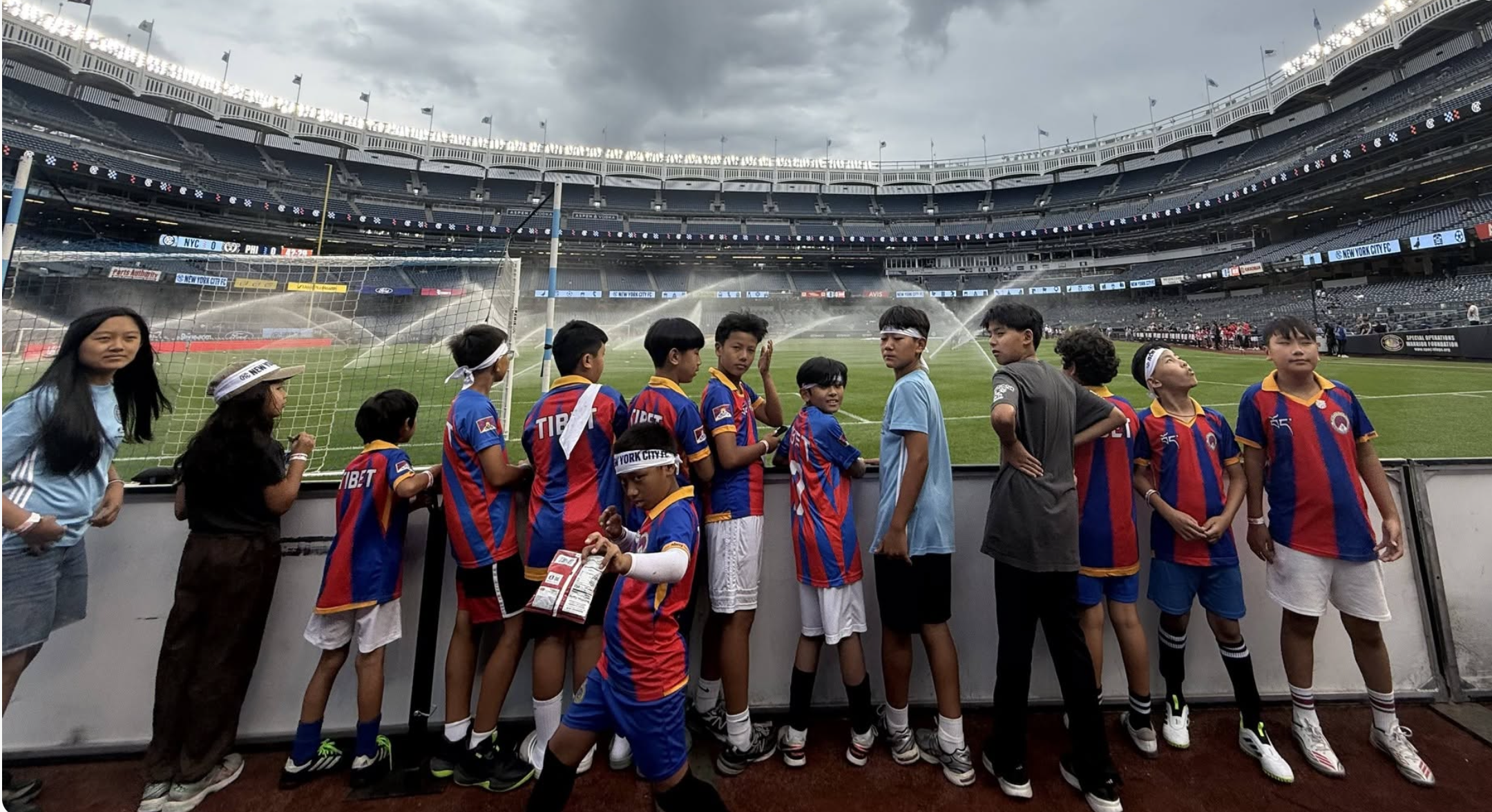 Tibet FC at Yankee Stadium