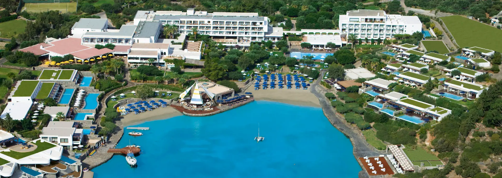 Elounda Bay Resort Aerial View
