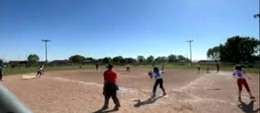 Live baseball game