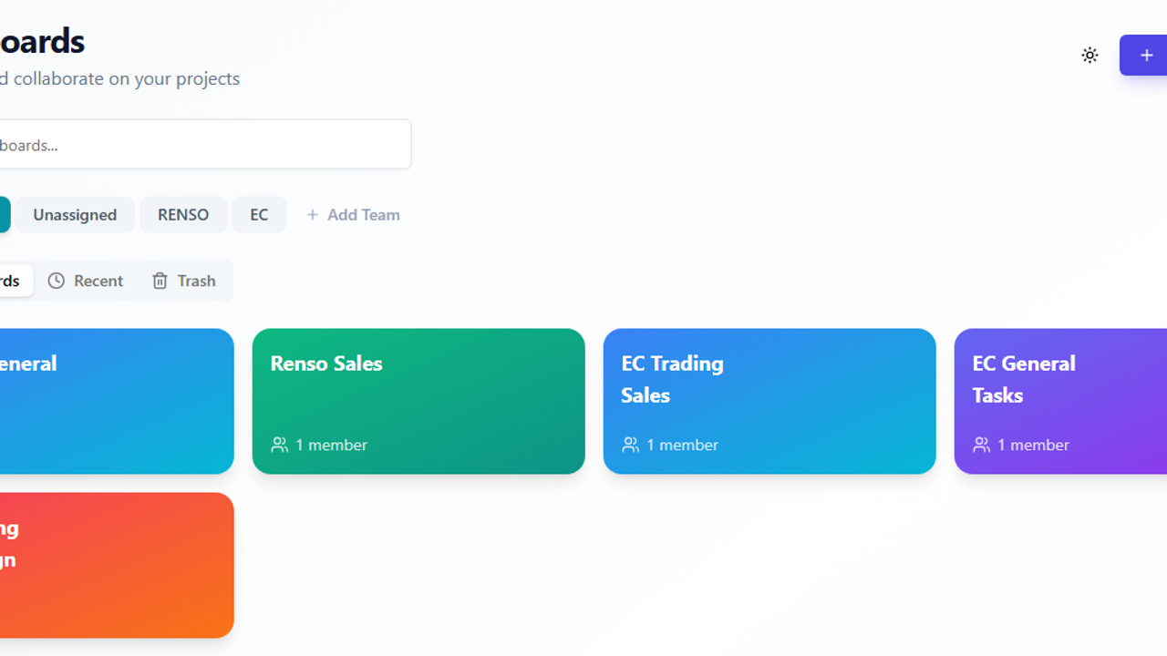 Task Manager template preview