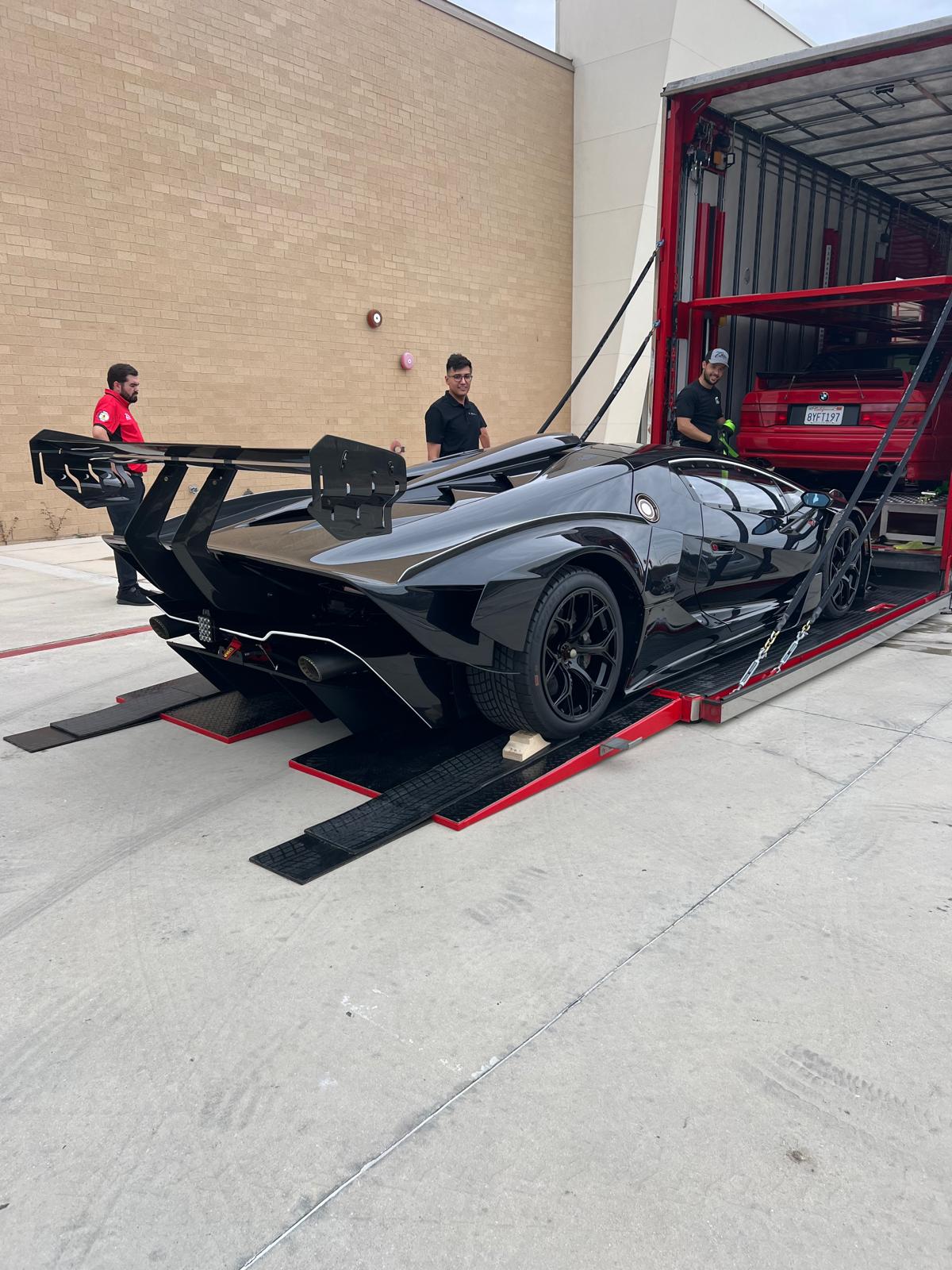Enclosed Supercar Loading