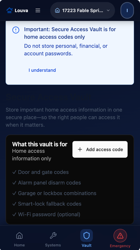 Access Vault
