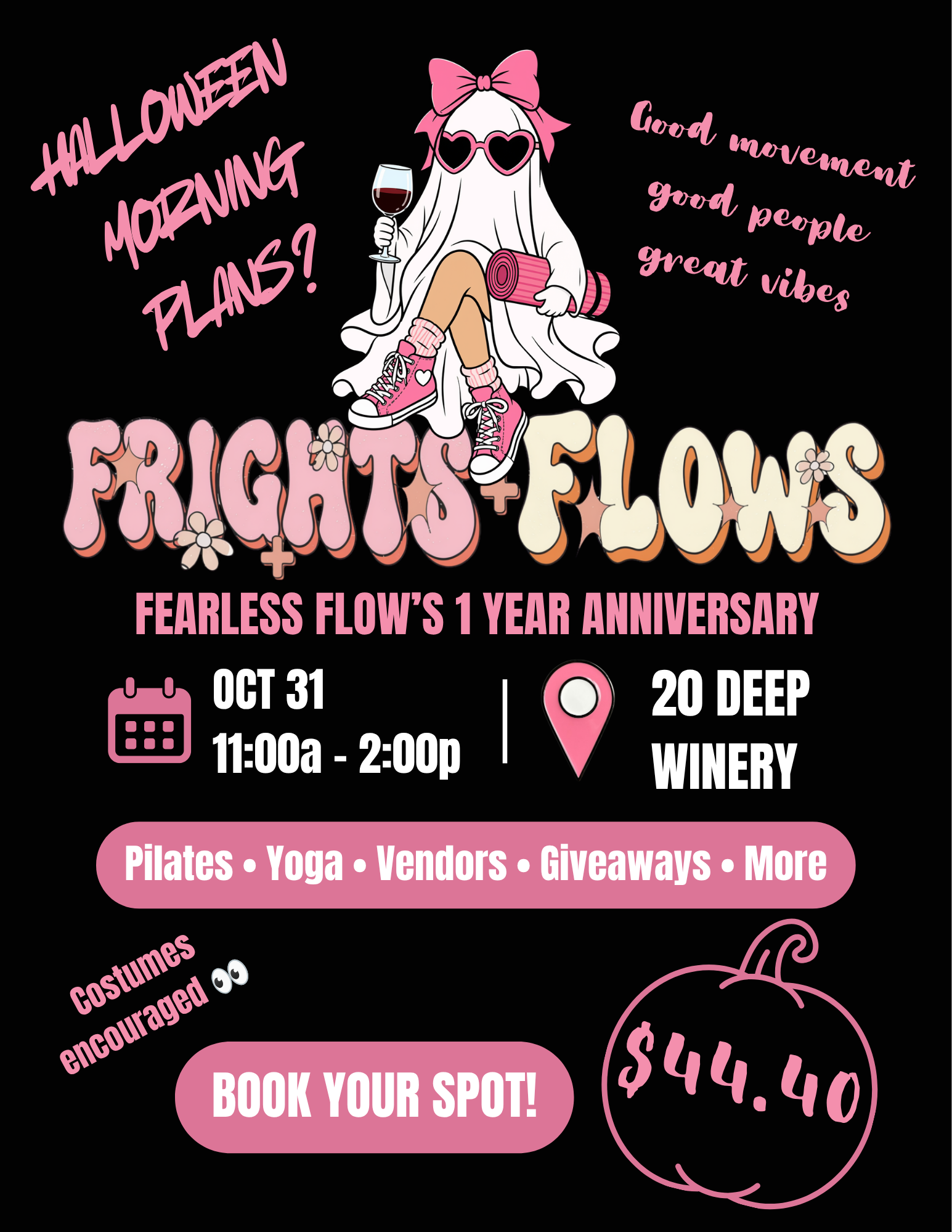 Frights + Flows Halloween Wellness Fest 👻