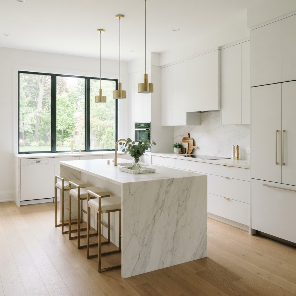 Contemporary White Kitchen