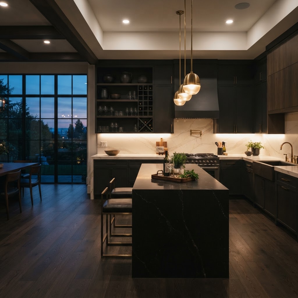 Luxury kitchen remodel by AVA Remodeling