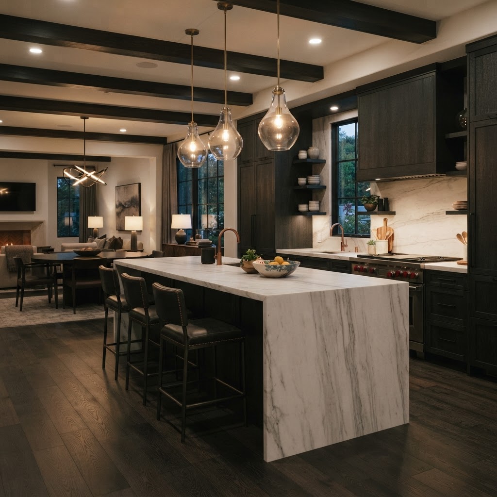 Luxury kitchen by AVA Remodeling