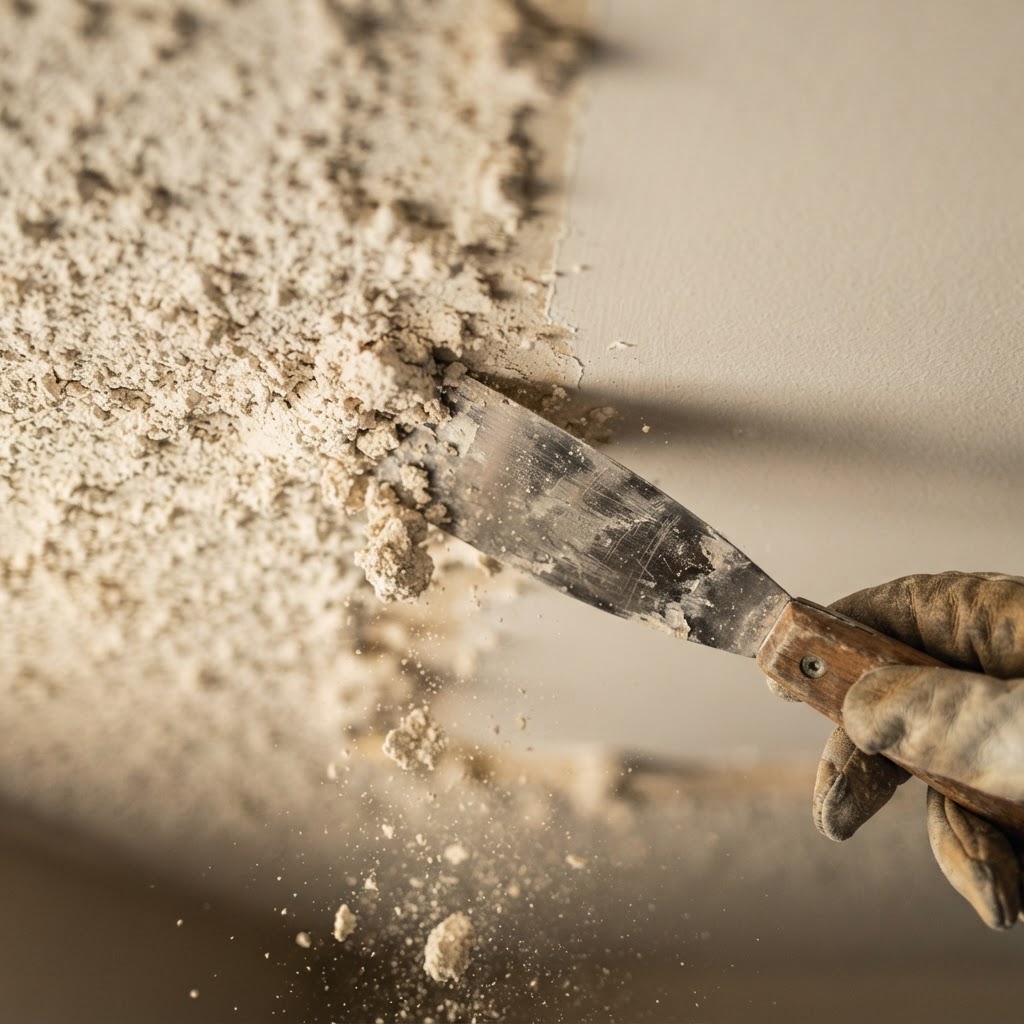 Popcorn Ceiling Removal & Texture