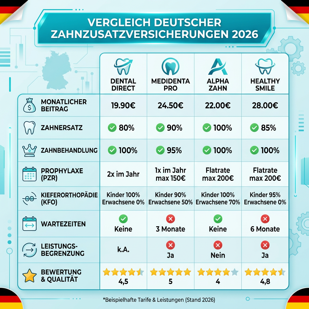 ERGO 2026: Tarif-Check – Zahnzusatzversicherung Ratgeber