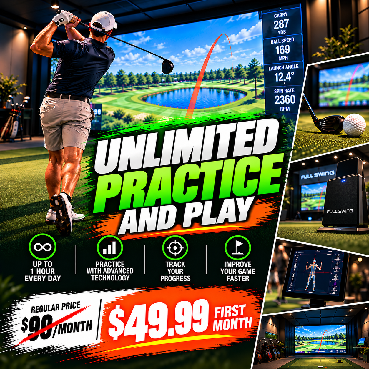 Unlimited Practice and Play — $49.99 First Month