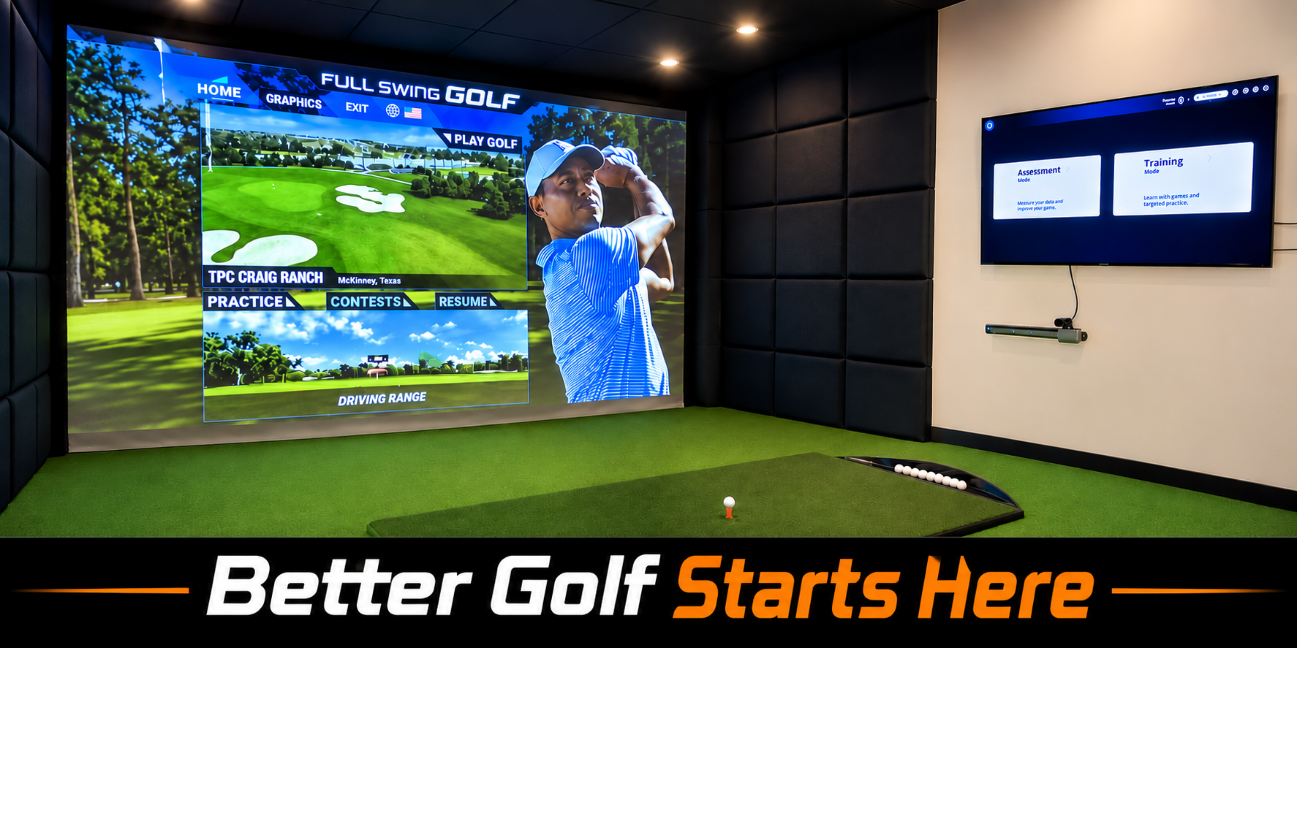 Florida Golf Studio indoor simulator