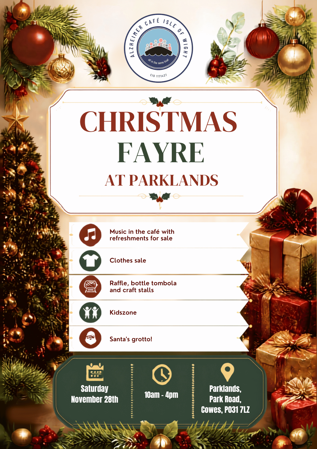 Christmas Fayre at Parklands