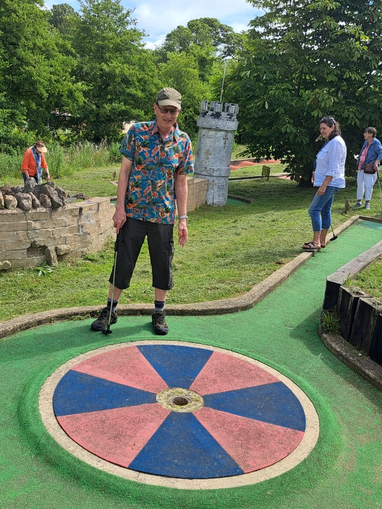 Putting green action